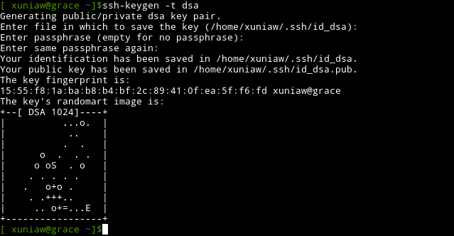 Generate ssh key ubuntu